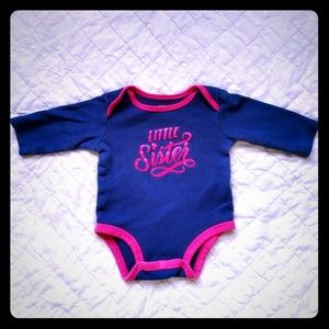 "Little Sister" onesie